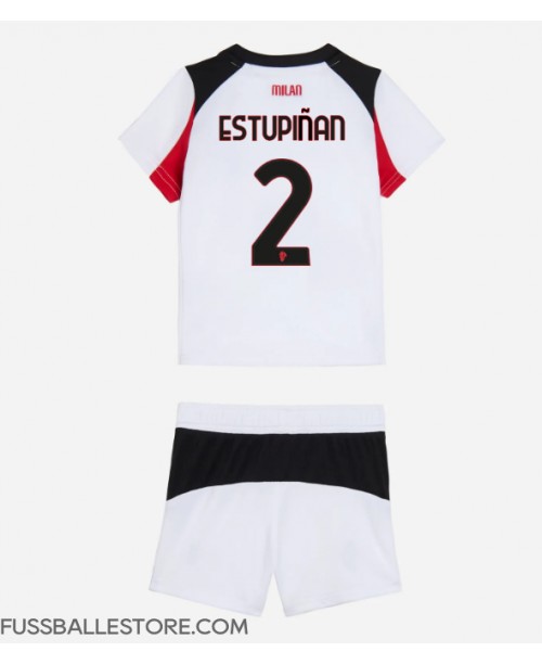 Günstige AC Milan Pervis Estupinan #2 Auswärts Trikotsatzt Kinder 2025-26 Kurzarm (+ Kurze Hosen) Günstige AC Milan Pervis Estupinan #2 Auswärts Trikotsatzt Kinder 2025-26 Kurzarm (+ Kurze Hosen)